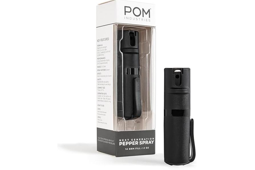 FIGHTSENSE Super Heavy Duty 35 Billion Mini Stun Gun for Self Defense with Bright Led Flashlight, Rechargeable Battery, Nylon Holsters with Belt Loop for Easy Cary product image