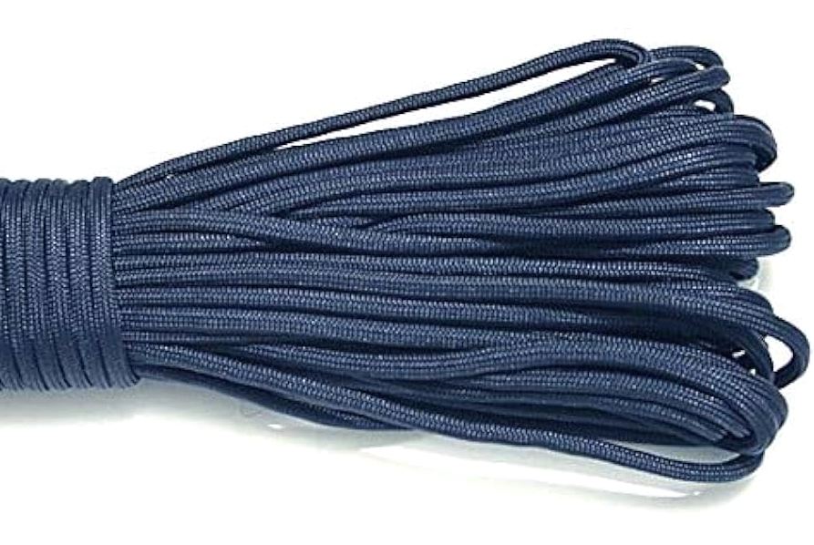 7 Strand Core 550lb Paracord Parachute Cord Lanyard Mil Spec Type III-100ft (Navy Blue(40#)) product image